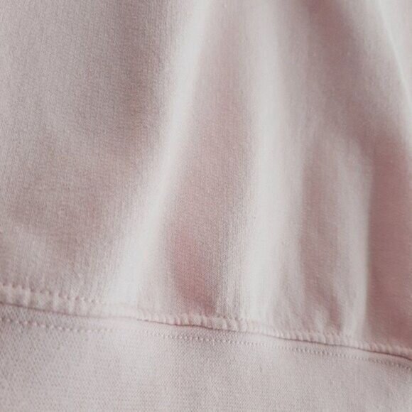 LOVE IS DOPE AS HELL Crewneck Sweatshirt Pink Men's Sz S Flawed - Picture 4 of 9